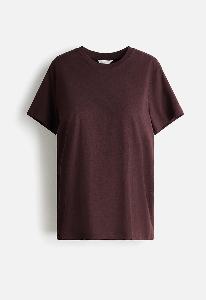 H&M - Mama cotton t-shirt - dark brown