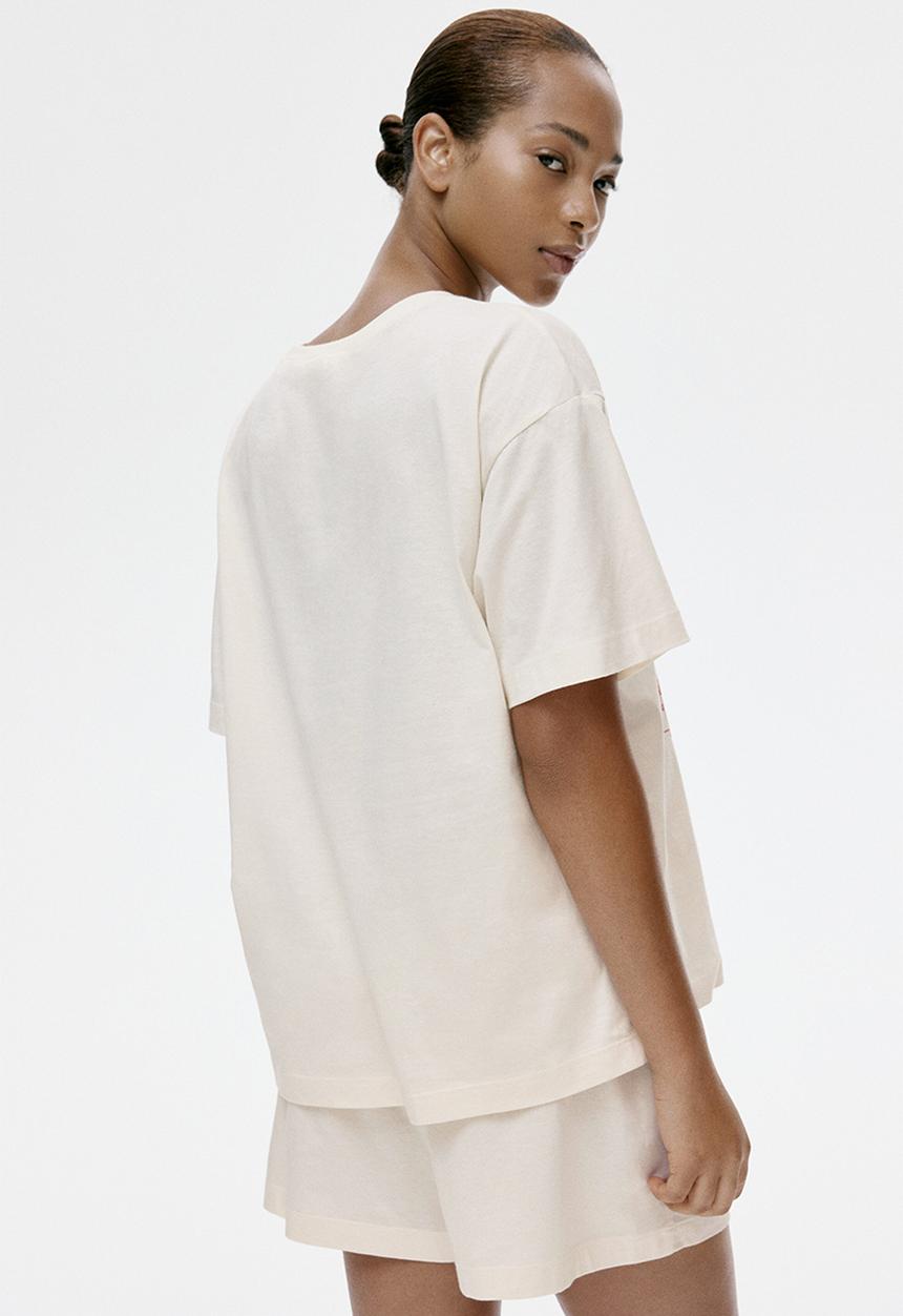 H&M - Printed pyjamas - cream/paris