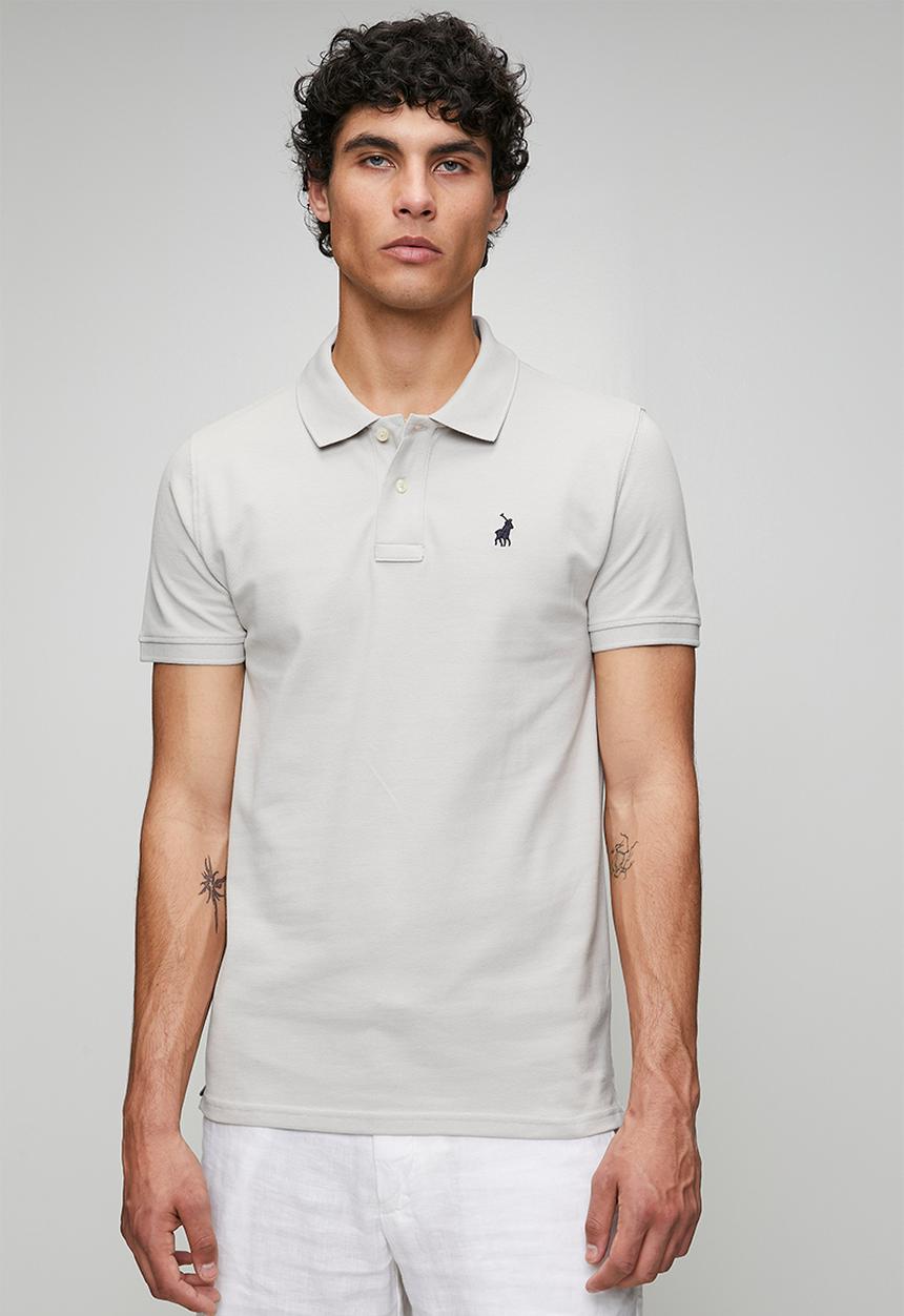 POLO - MENS ESSENTIAL PIQUE SS GOLFER - Grey