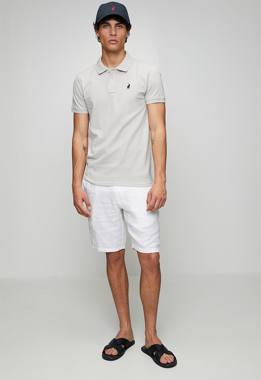 POLO - MENS ESSENTIAL PIQUE SS GOLFER - Grey