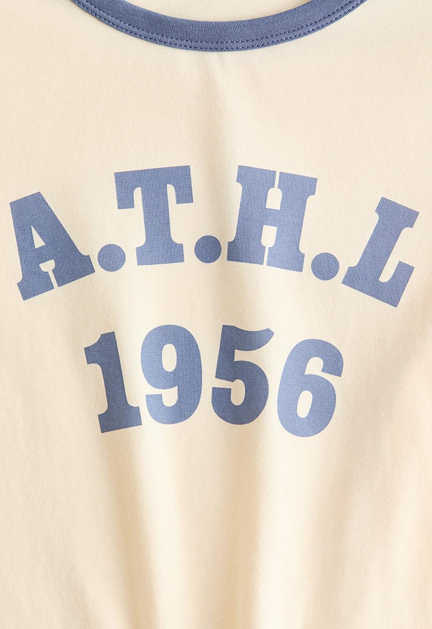 H&M - Fitted cotton T-shirt - light yellow/1956
