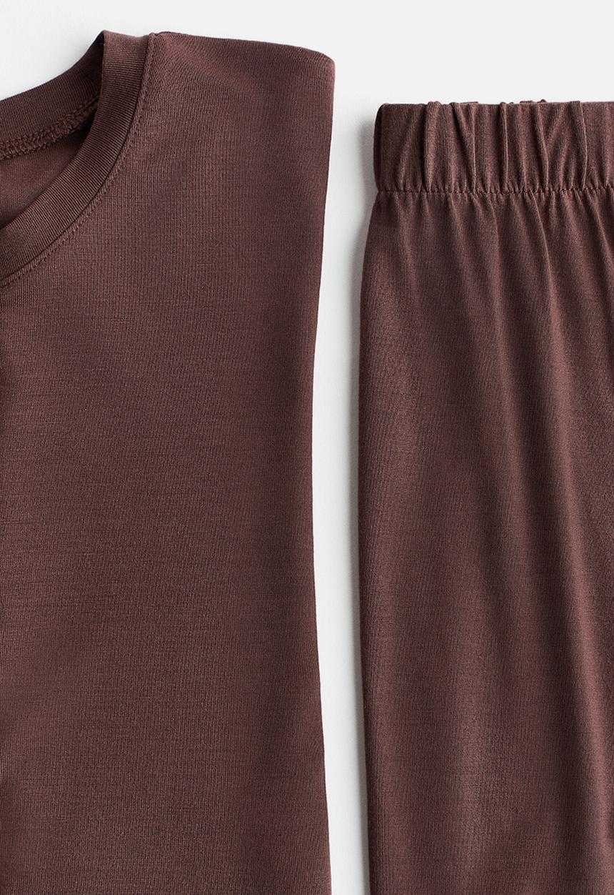 H&M - Modal pyjamas - dark brown