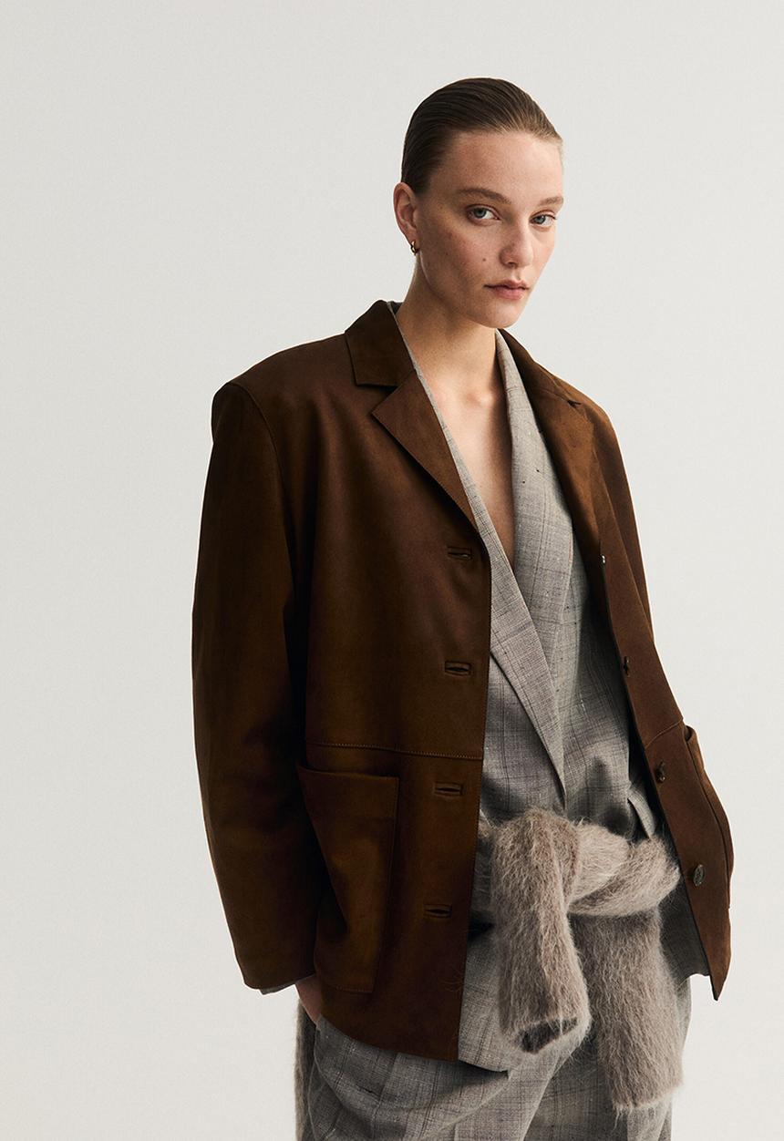 H&M - Jacket - dark brown
