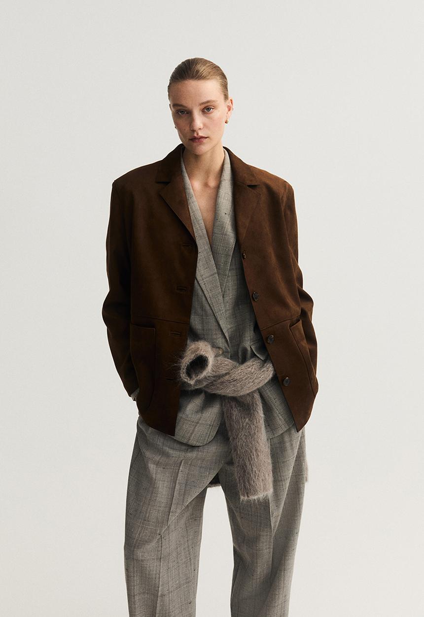 H&M - Jacket - dark brown