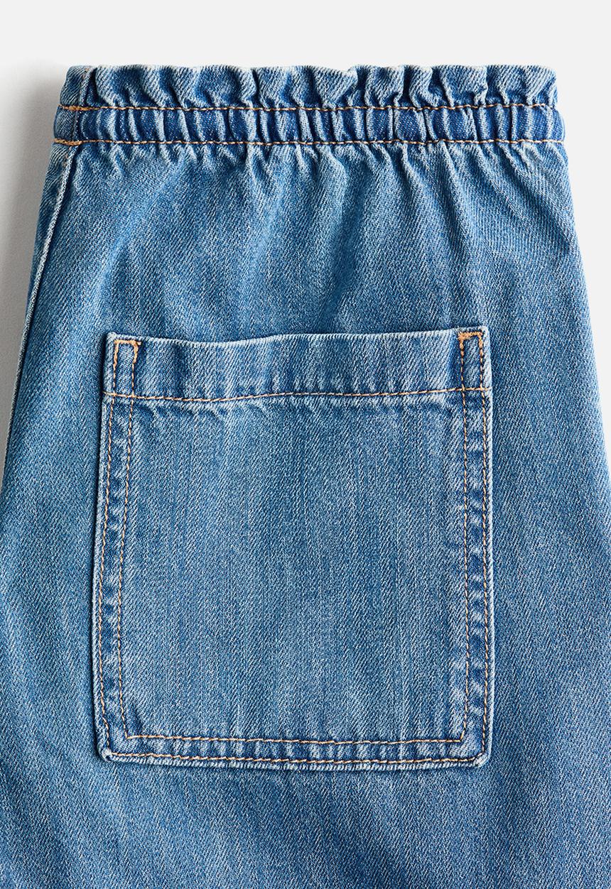 H&M - Denim pull-on trousers - denim blue