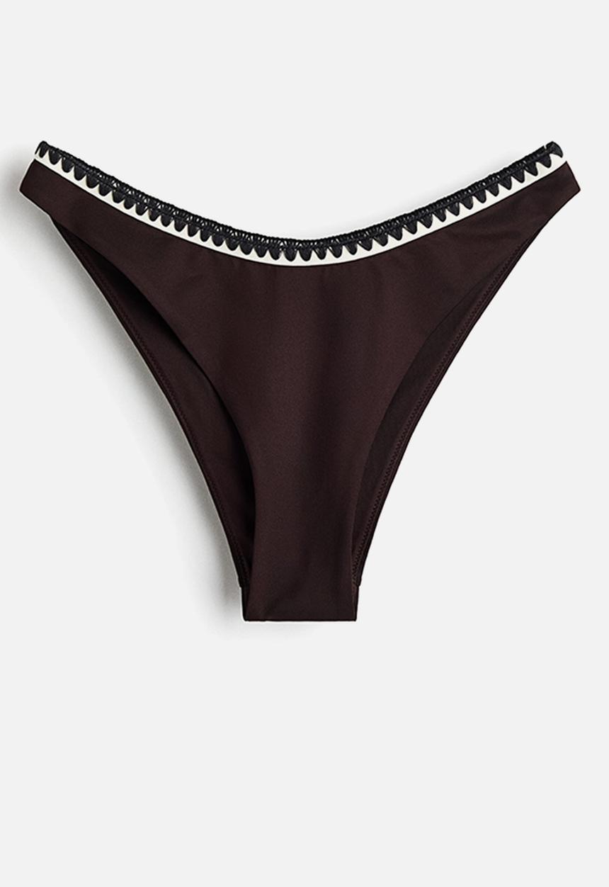 H&M - Cheeky bikini bottoms - dark brown