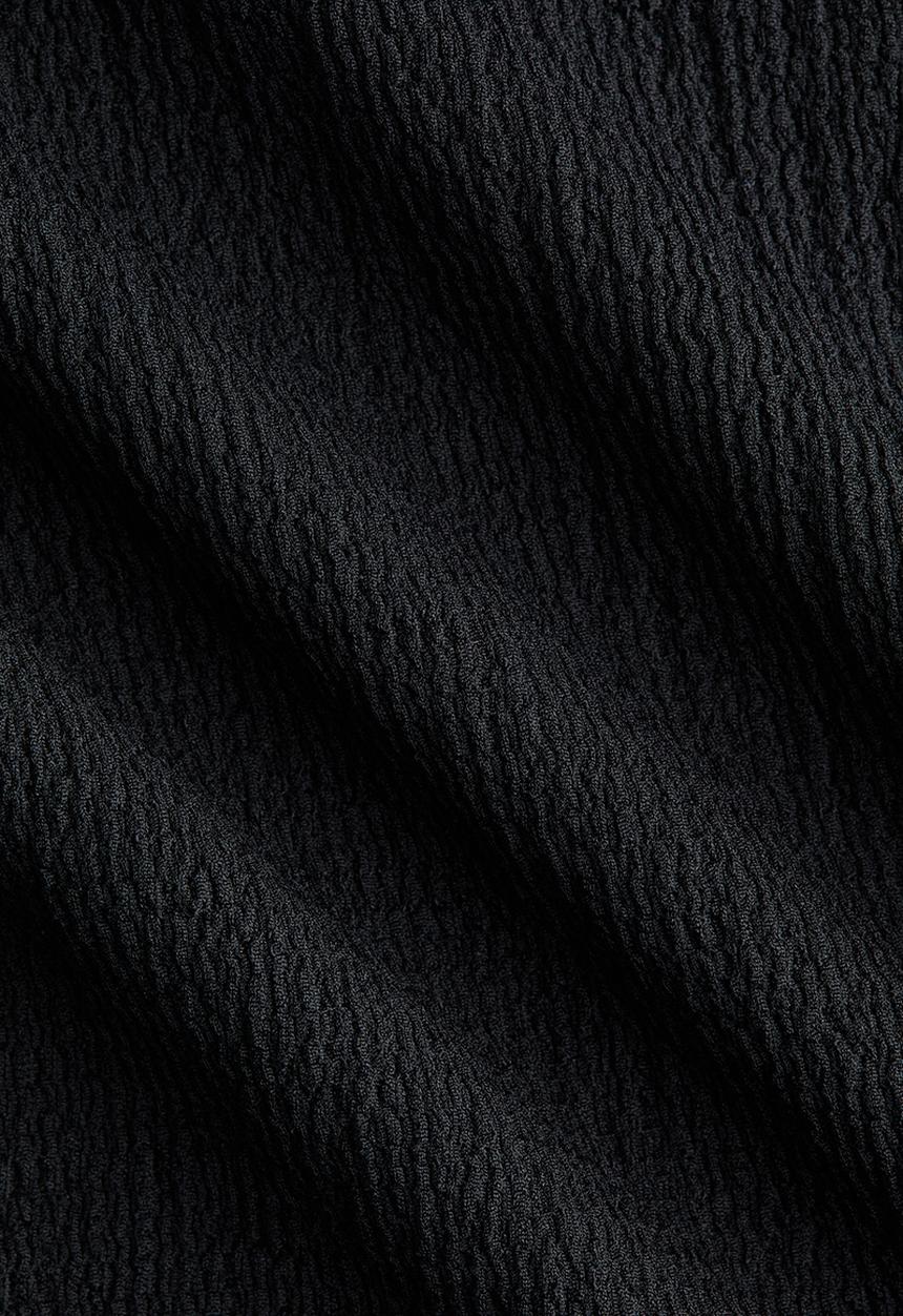H&M - Textured jersey trousers - black