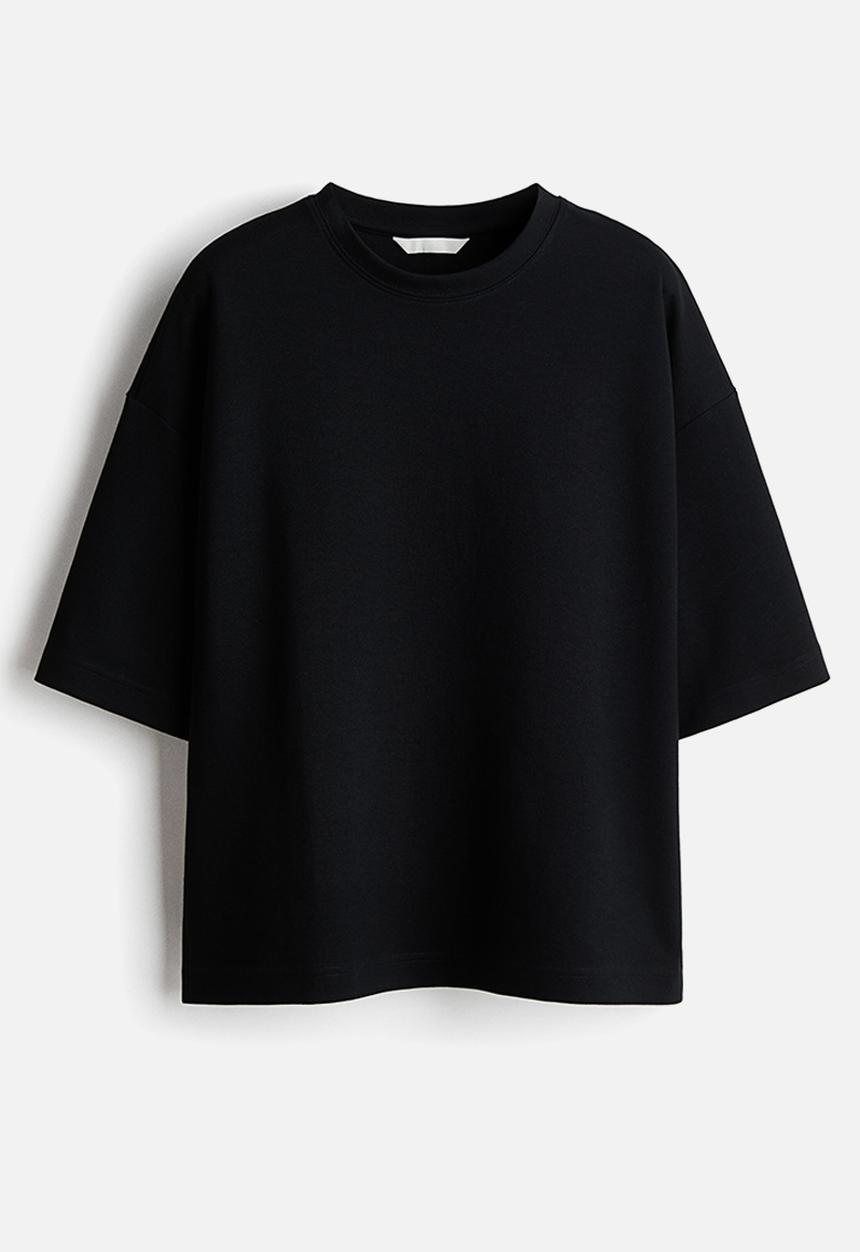 H&M - Interlock t-shirt - black