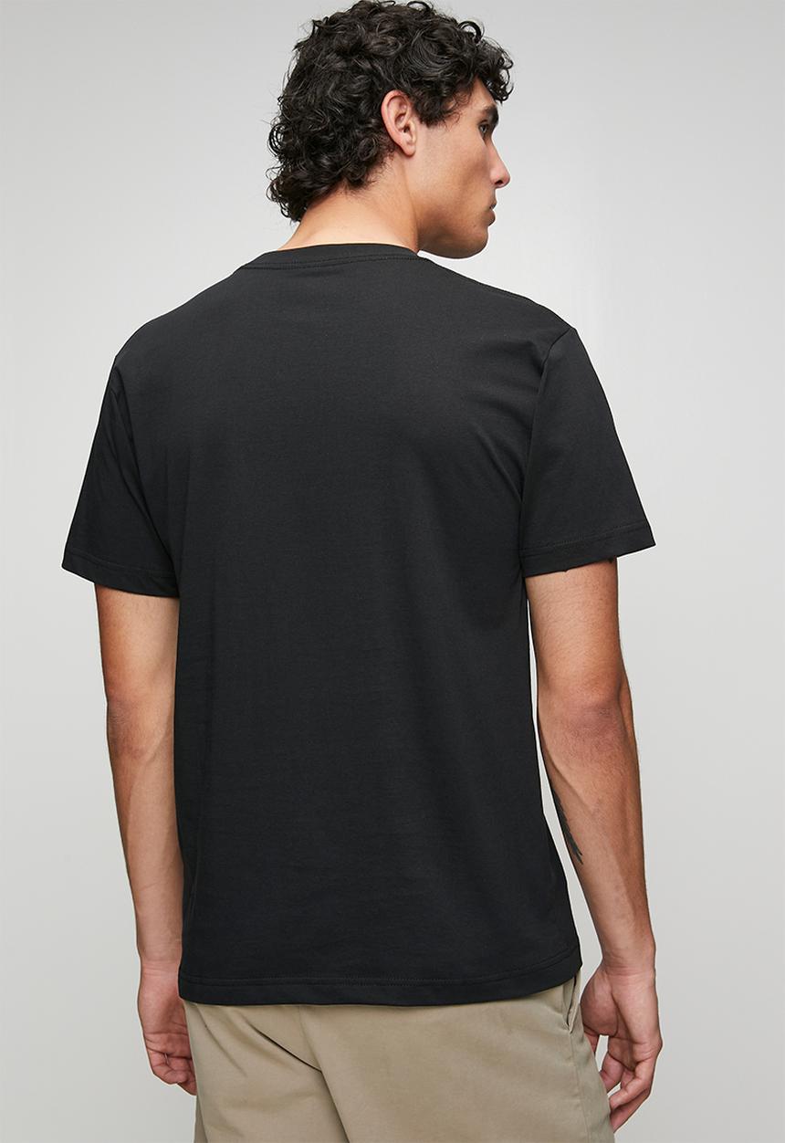 Vans - New Left Chest SS Tee - BLACK-WHITE