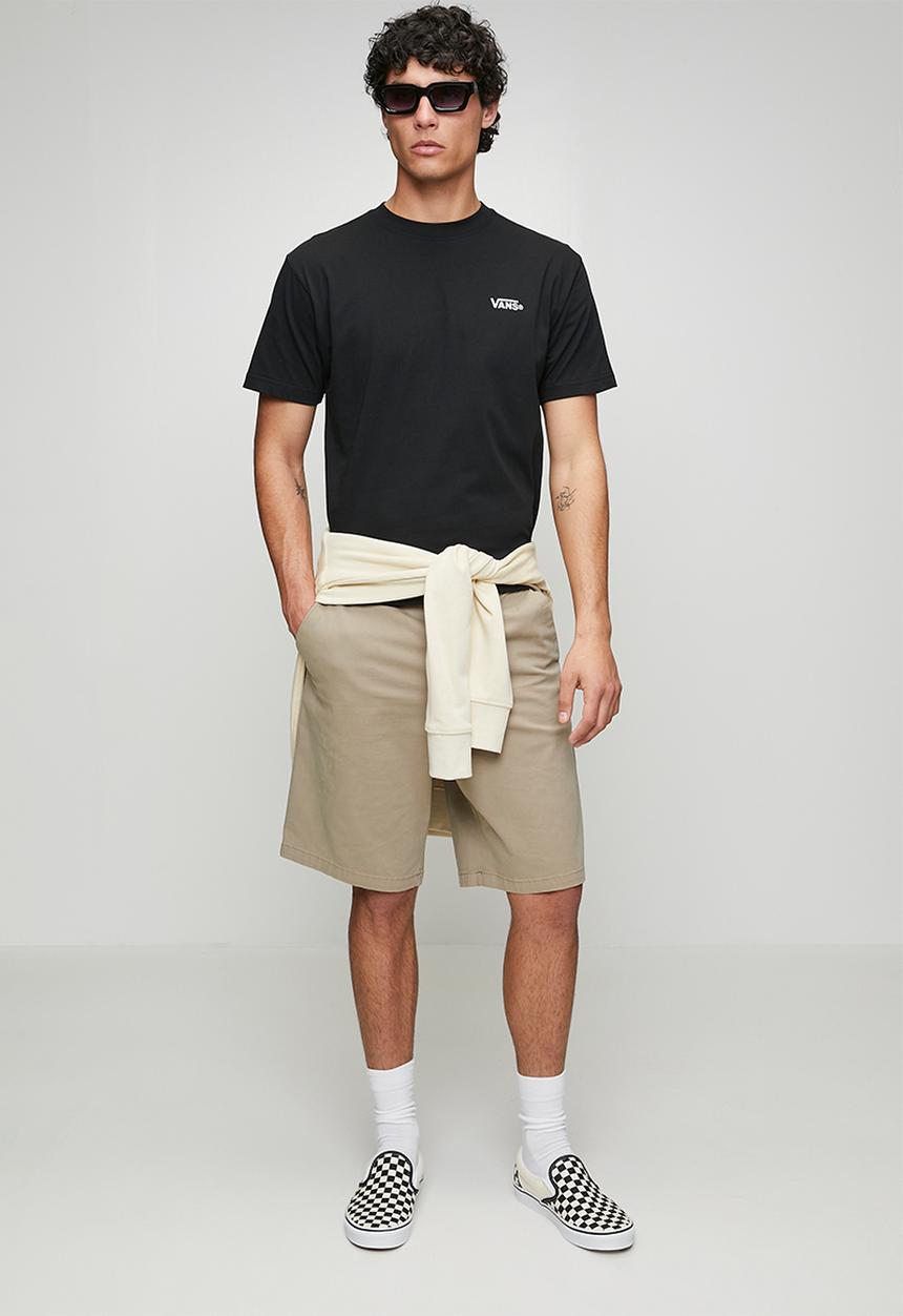 Vans - New Left Chest SS Tee - BLACK-WHITE
