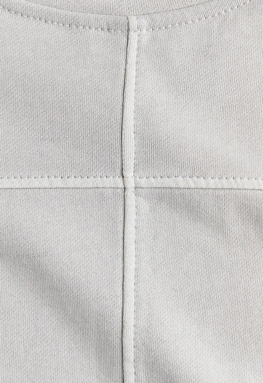 H&M - Short-sleeved cotton sweatshirt - light grey