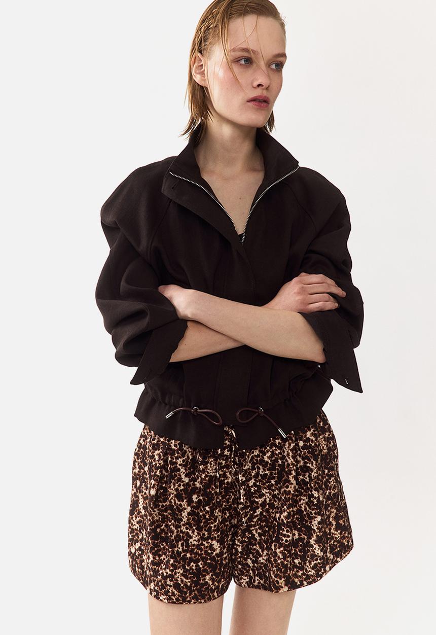 H&M - Drawstring shorts - brown/patterned