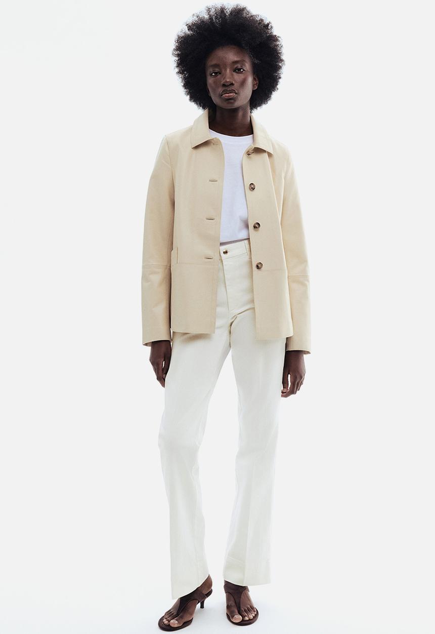 H&M - Flared high jeans - white