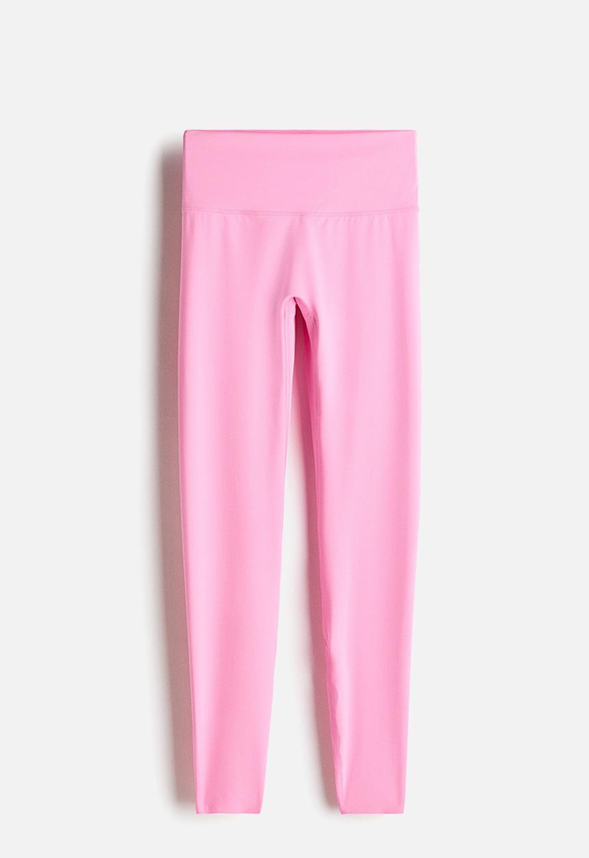 H&M - Sculptmove™ high-waisted leggings - candy pink