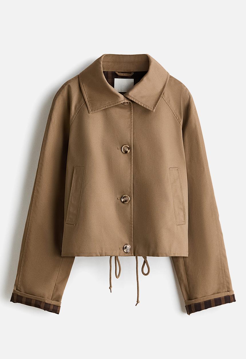 H&M - Twill jacket - dark beige