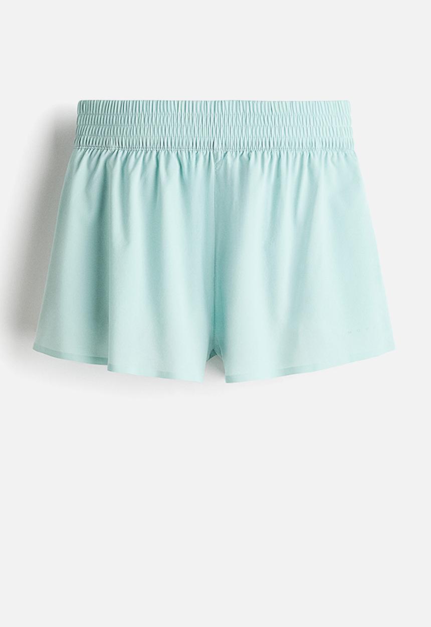 H&M - Layered sports shorts with pocket - amazonite blue
