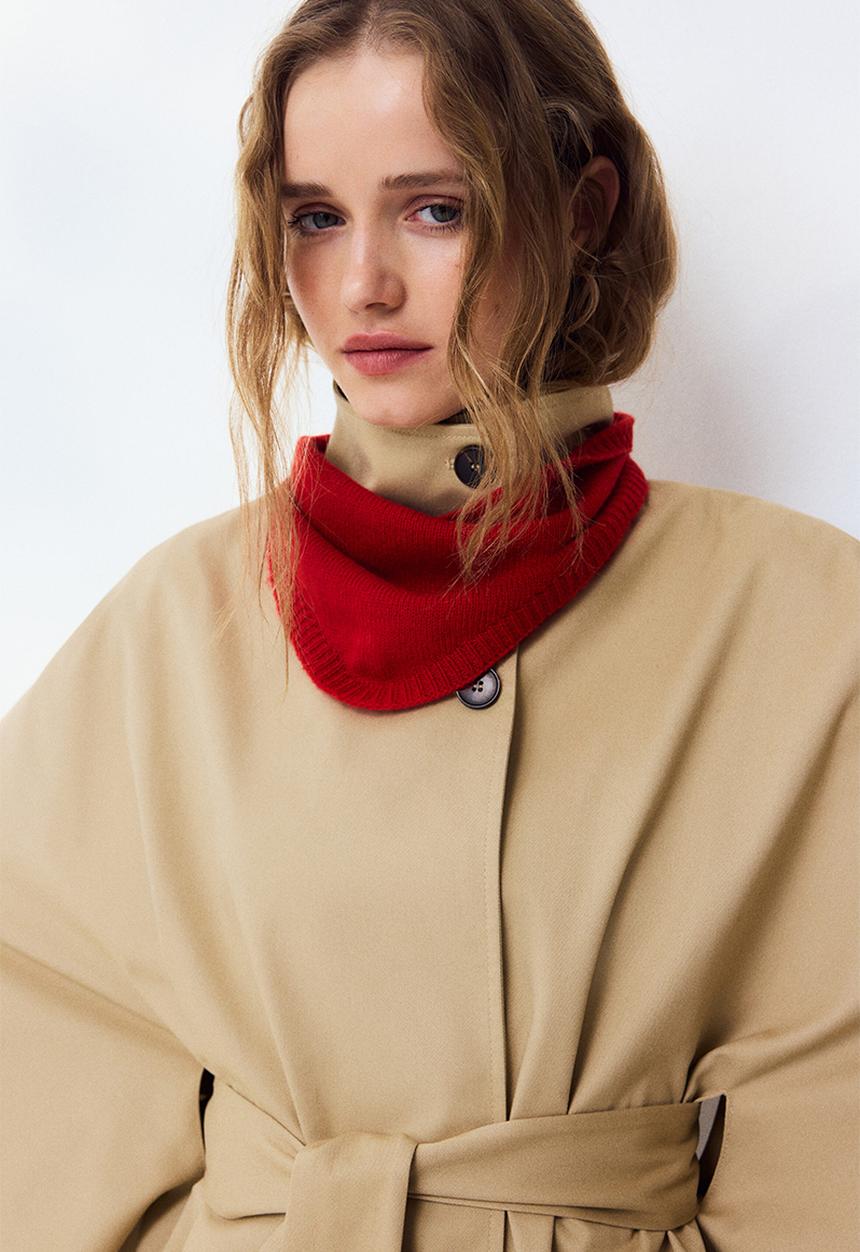 H&M - Twill cape jacket - beige