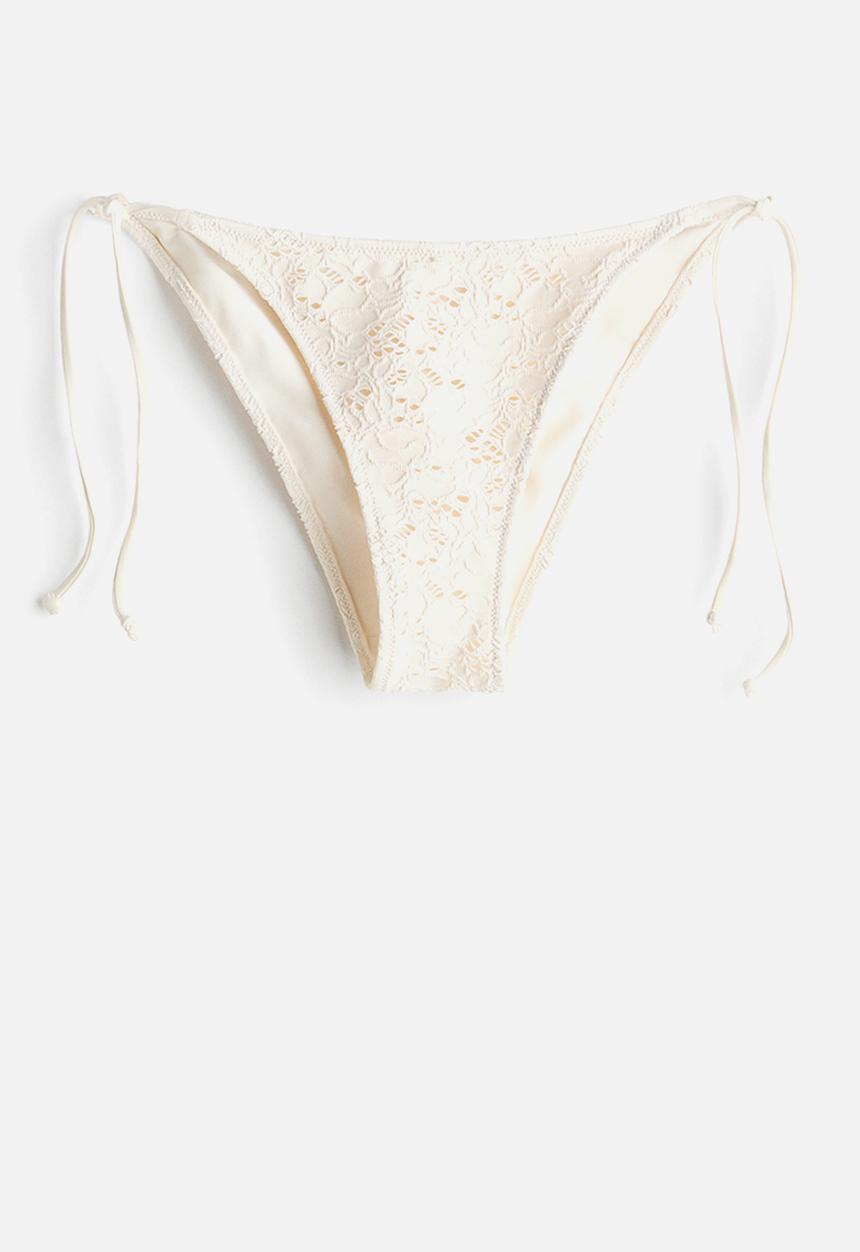 H&M - Tie tanga bikini bottoms - white