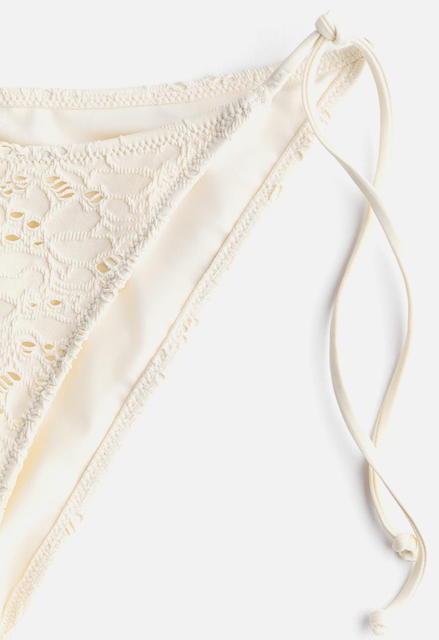 H&M - Tie tanga bikini bottoms - white