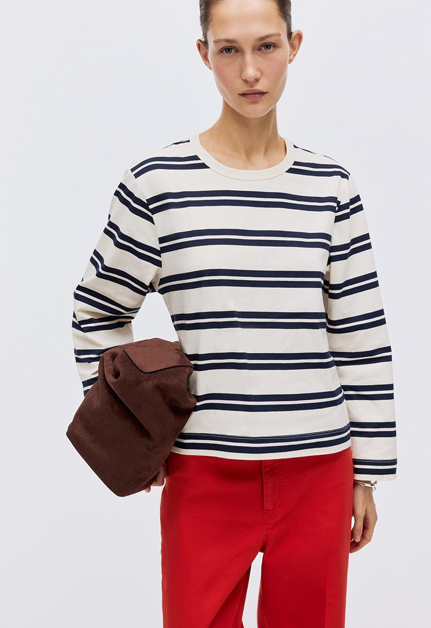 H&M - Canvas Pants - bright red - 1319343006