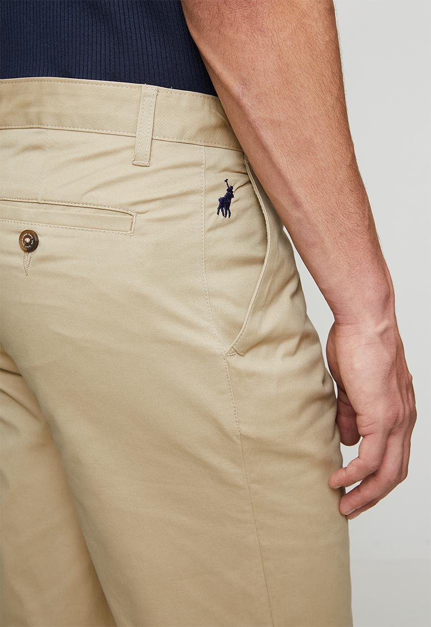 POLO - MENS ESSENTIAL COTTON CHINO SHORTS - Beige