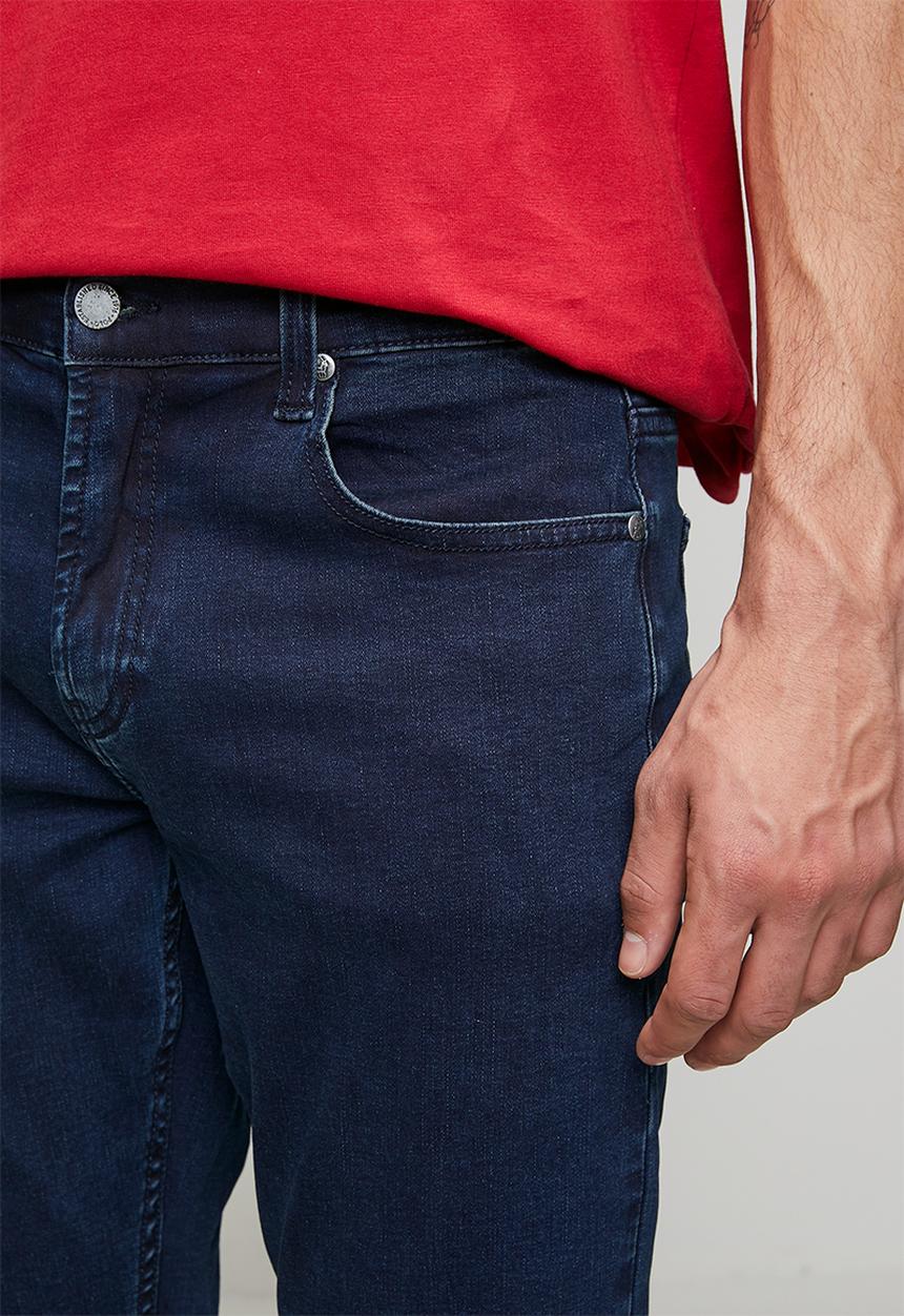 POLO - Mens peter slim leg jean - dark navy