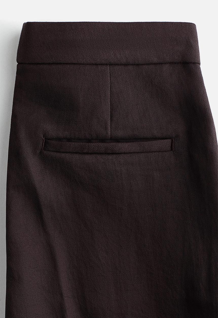 H&M - Bootcut tailored trousers - dark brown