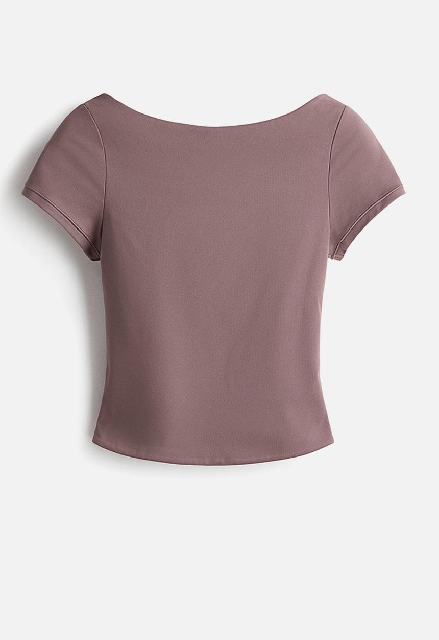 H&M - Sports top with softmove™ - light truffle
