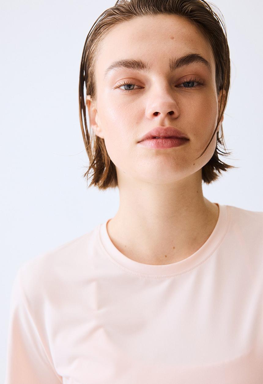 H&M - Cooling running t-shirt with drymove. - powder pink
