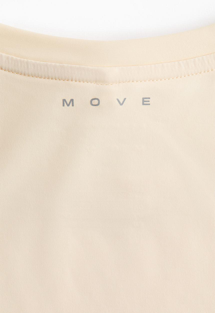 H&M - Cooling running t-shirt with drymove. - butter yellow