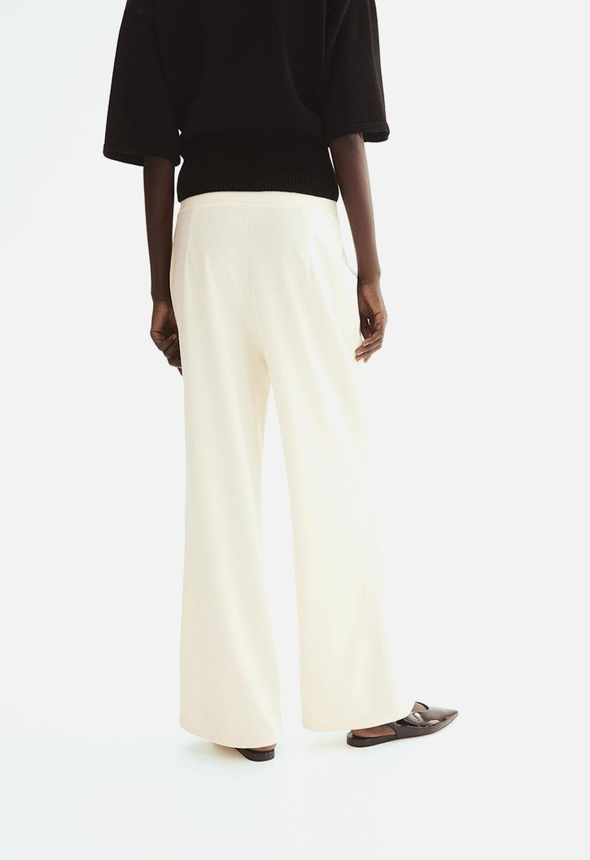 H&M - Ponte di roma trousers - cream