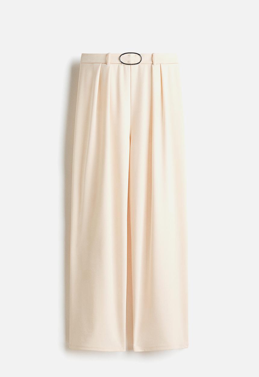 H&M - Ponte di roma trousers - cream