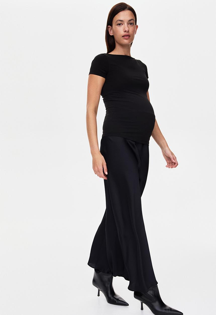 H&M - Mama boat-neck top - black