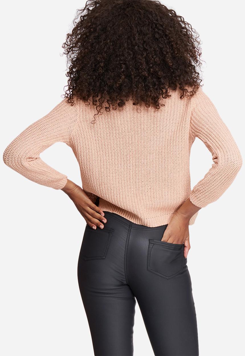 Missguided - Side split roll neck knit
