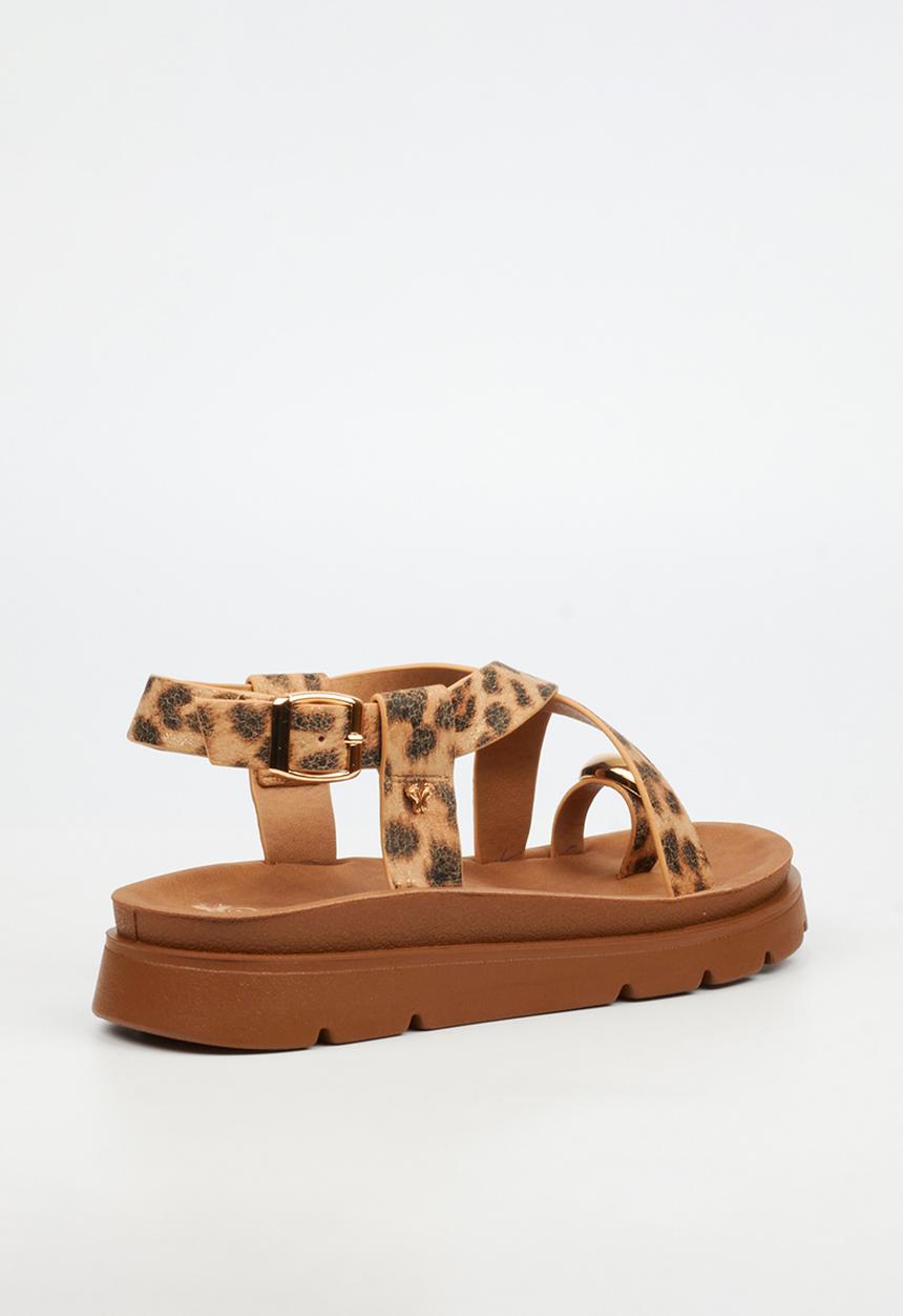 Butterfly Feet - Nolah 2 toe post sandal - leopard
