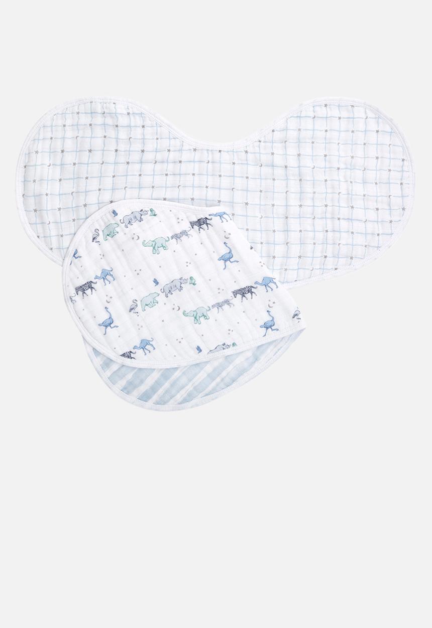 Aden & Anais - Burby Bibs Cotton Muslin 2Pk - Rising Star 2-Pack