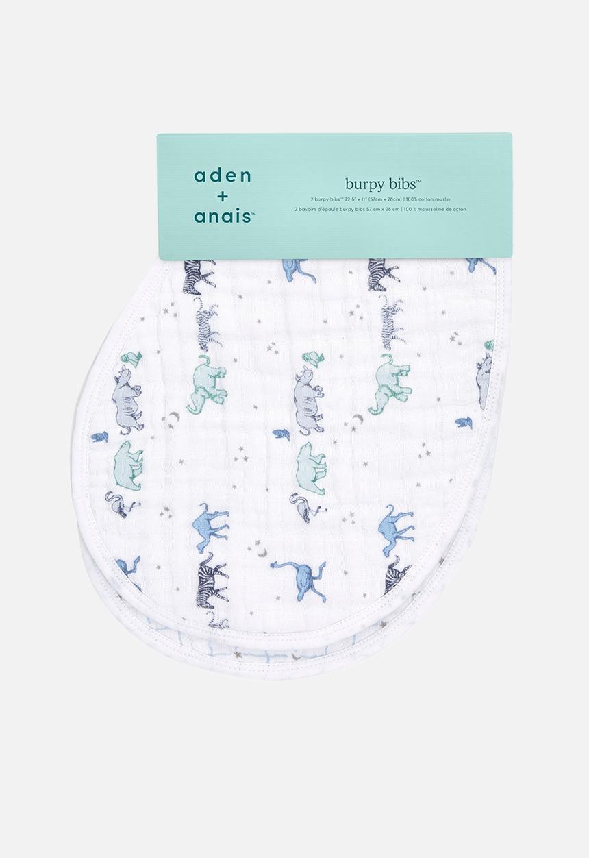 Aden & Anais - Burby Bibs Cotton Muslin 2Pk - Rising Star 2-Pack