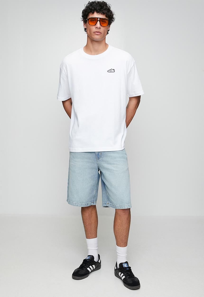 adidas Originals - Superstar Emb Tee  - white