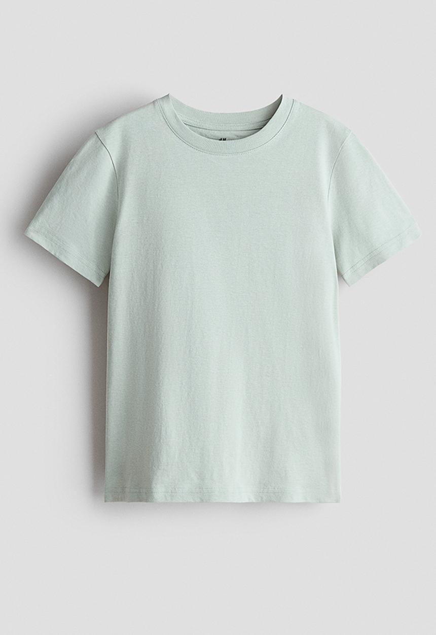 H&M - Cotton t-shirt - light dusty green