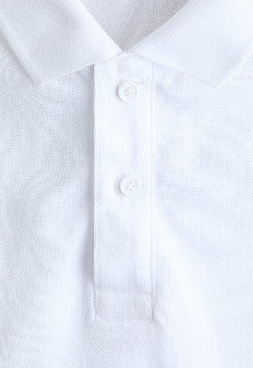 H&M - Cotton piqu? polo shirt - white