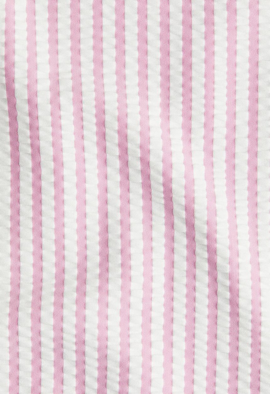 H&M - Upf 50 swim top - light pink/white striped