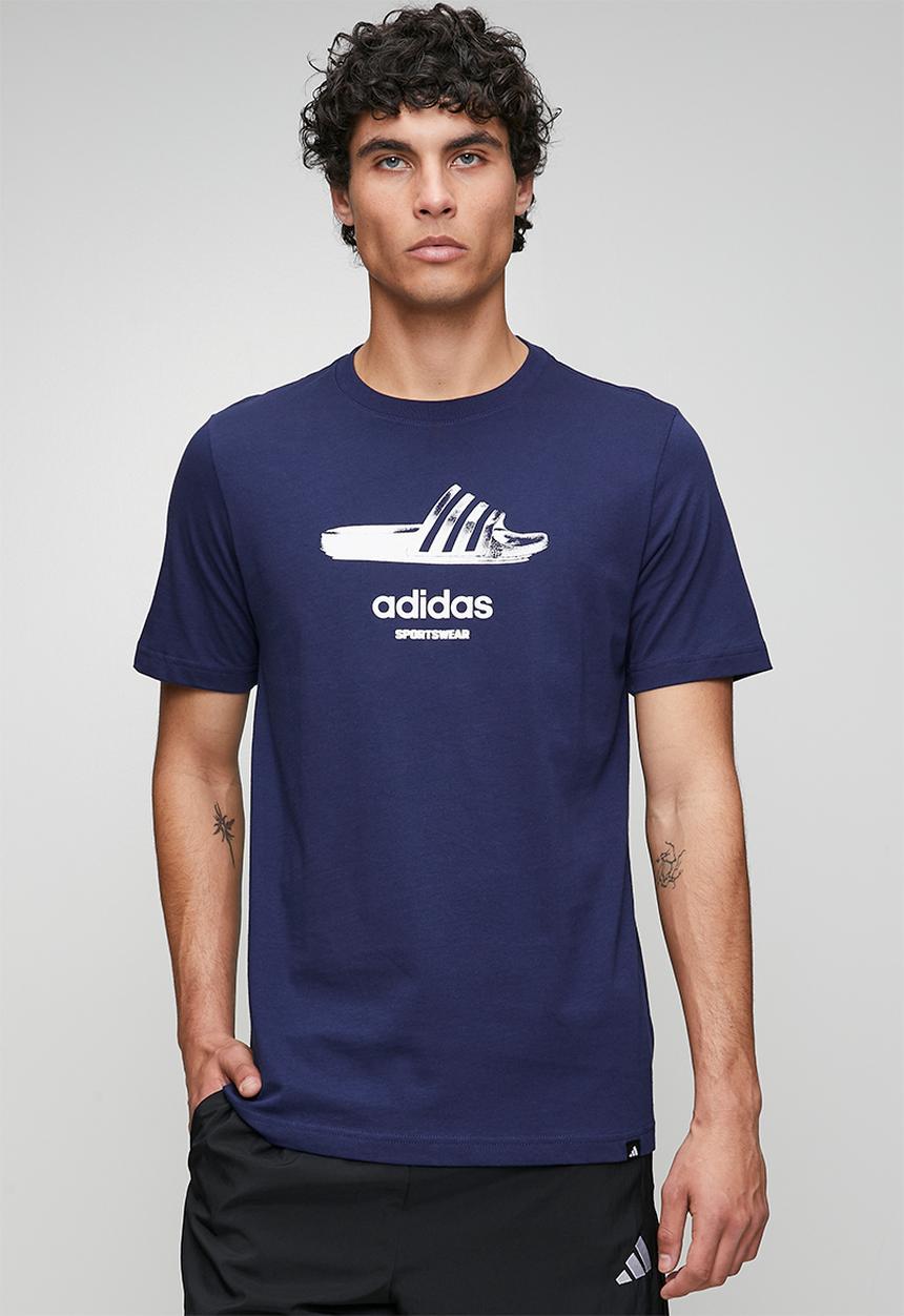 adidas Performance - Small LogoIDE ILL Tee  - dark blue