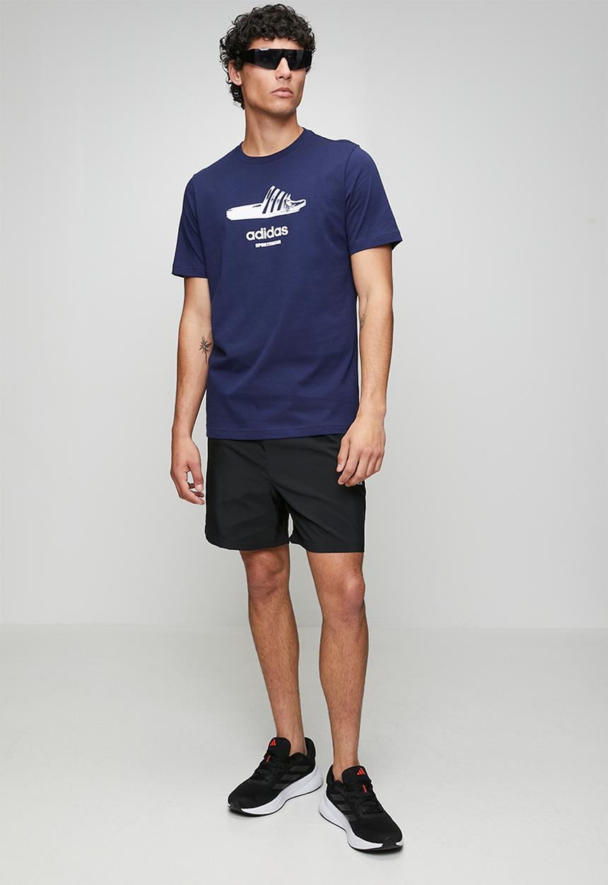 adidas Performance - Small LogoIDE ILL Tee  - dark blue