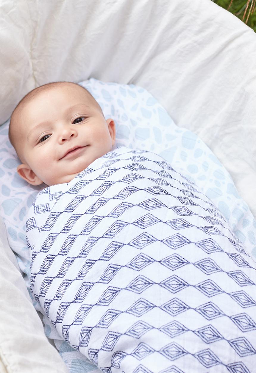 Aden & Anais - Large Swaddles Cotton Muslin 4Pk - Jungle 4-Pack