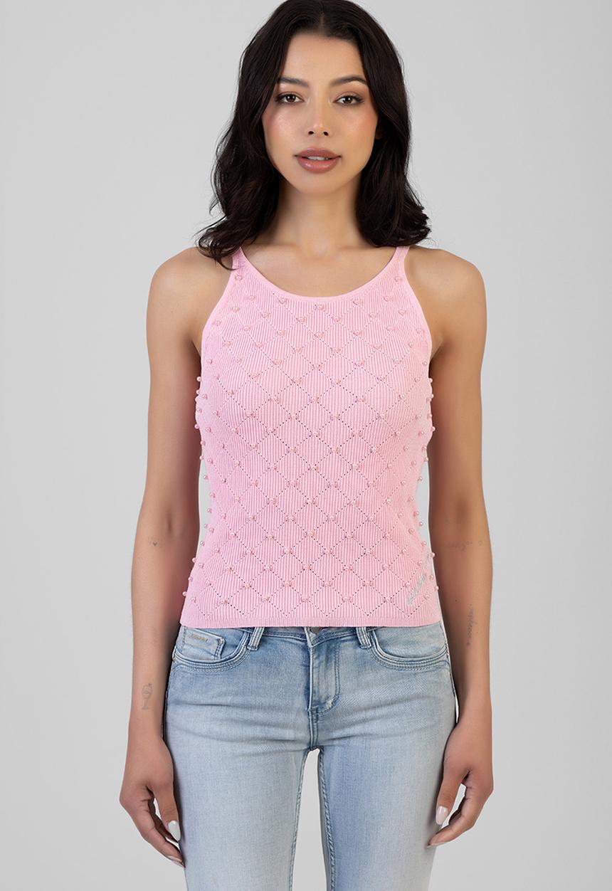 SISSY BOY - Fall Into You Knit Top - Pink