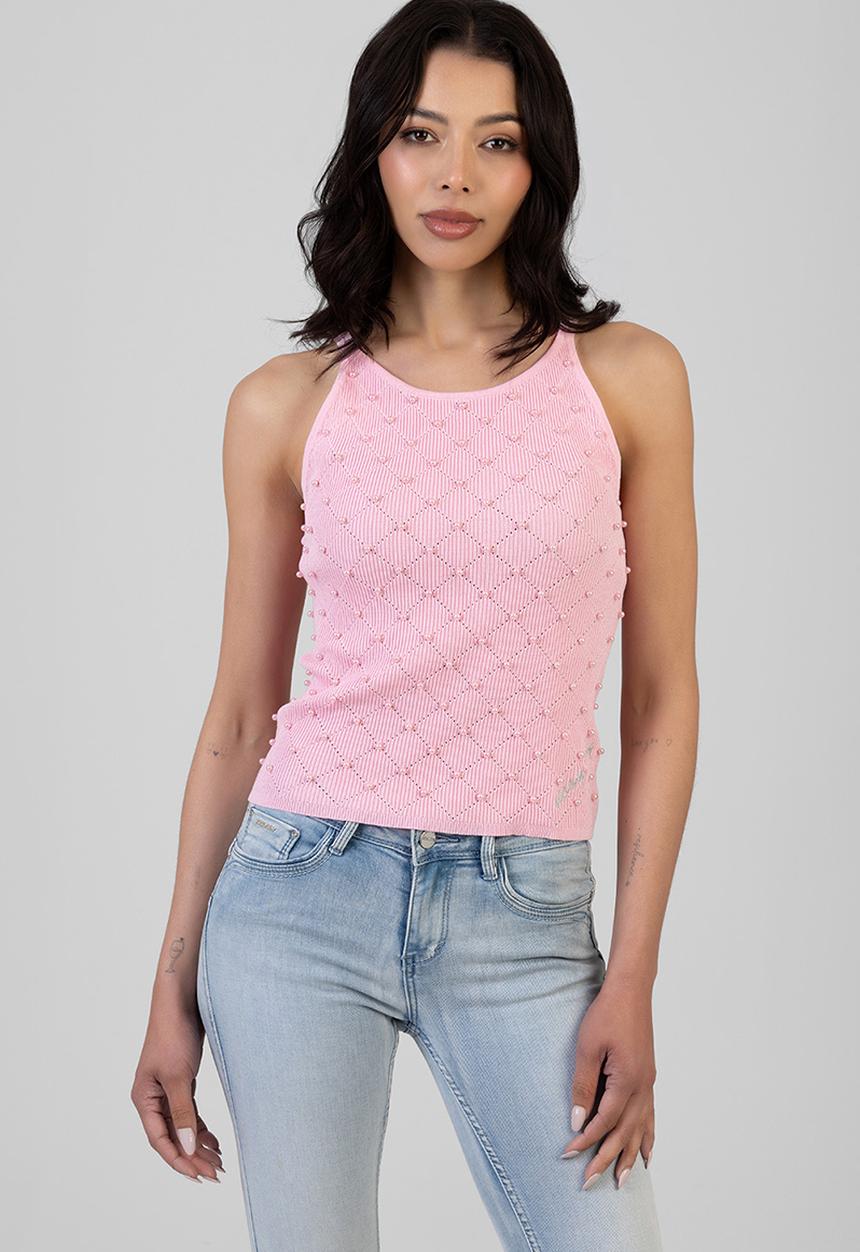SISSY BOY - Fall Into You Knit Top - Pink