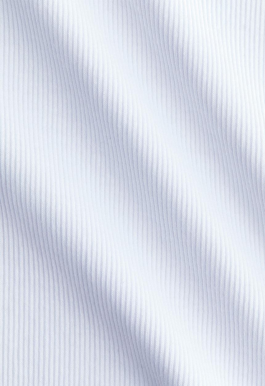 H&M - Ribbed cotton vest top - white