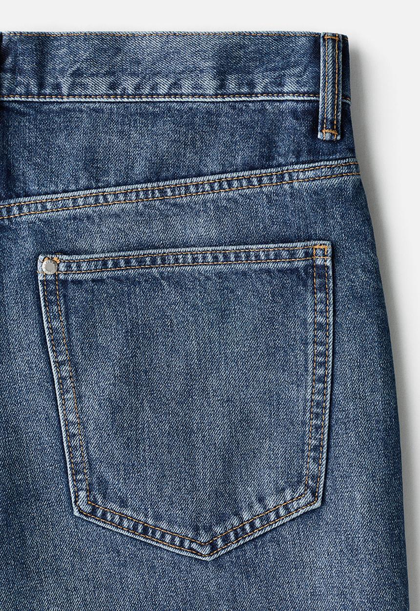 H&M - Baggy denim shorts - denim blue