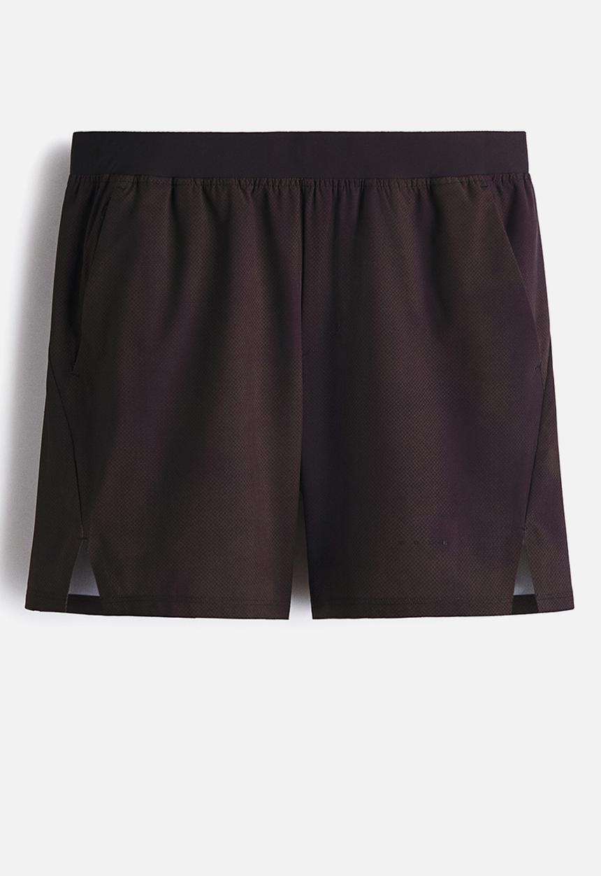 H&M - Mid-length sports shorts with drymove - dark brown