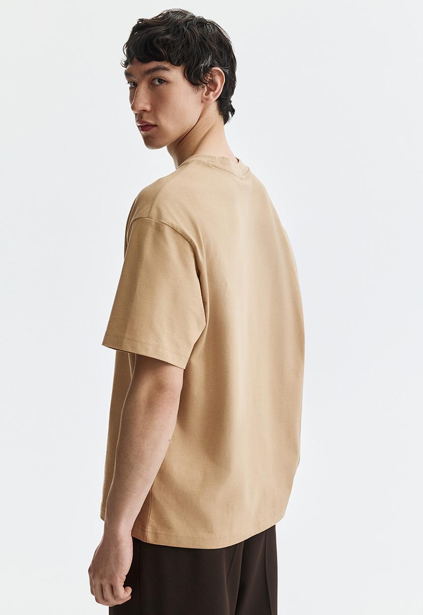 H&M - Relaxed fit T-shirt - beige